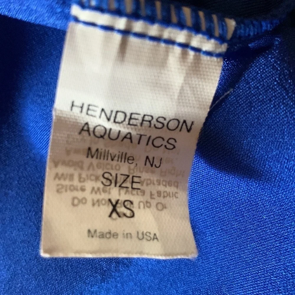 Vintage Henderson Aquatics wetsuit Blue and green Size XS - Picture 7 of 9